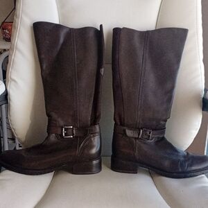 Blondo Chocolate Leather Women's Boots